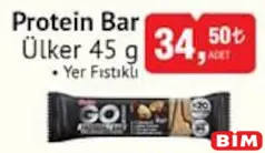 ÜLKER YER FISTIKLI PROTEİN BAR 45 G